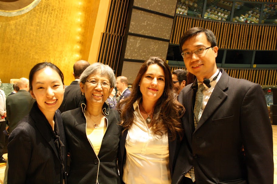 With DPADM colleagues at the UNPSA 2012 Ceremony