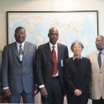Haiyan with DPADM colleagues and the Togo delegation - September 2012